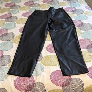 SPANX Black Straight Leg Pants